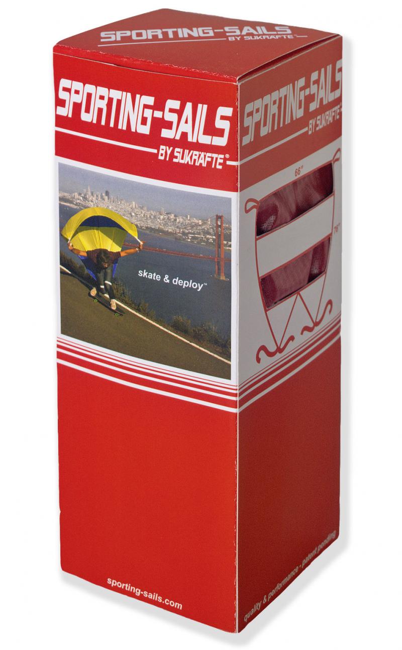 SPORTING-SAILS - Downhill Longboarding, Skateboarding, Skiing, Snowboarding Sail